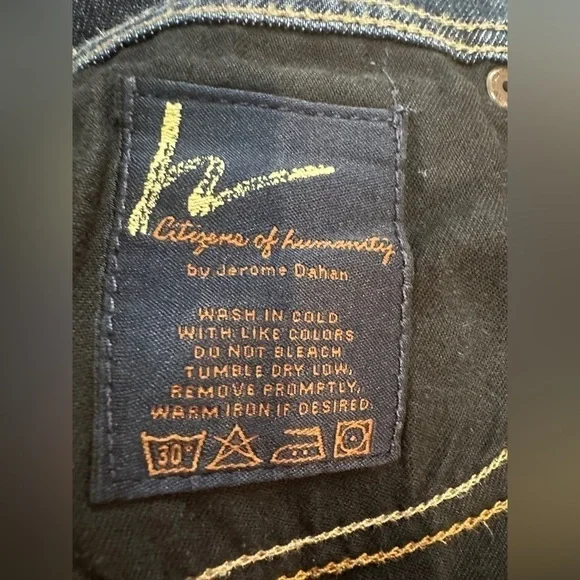 Citizens of Humanity Women’s Jeans Size 28 Ava Low Waist Straight Leg Stretch - Picture 12 of 15